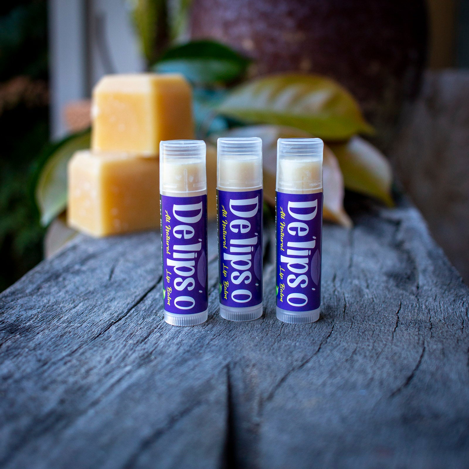 Bold Black Cherry all natural Lip Balm 5g Tube Delipso