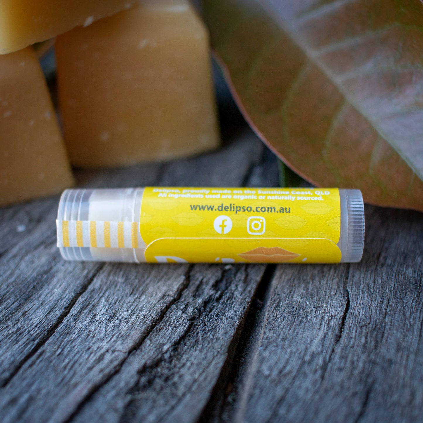 Crazy Coconut all natural Lip Balm 5g Tube Delipso