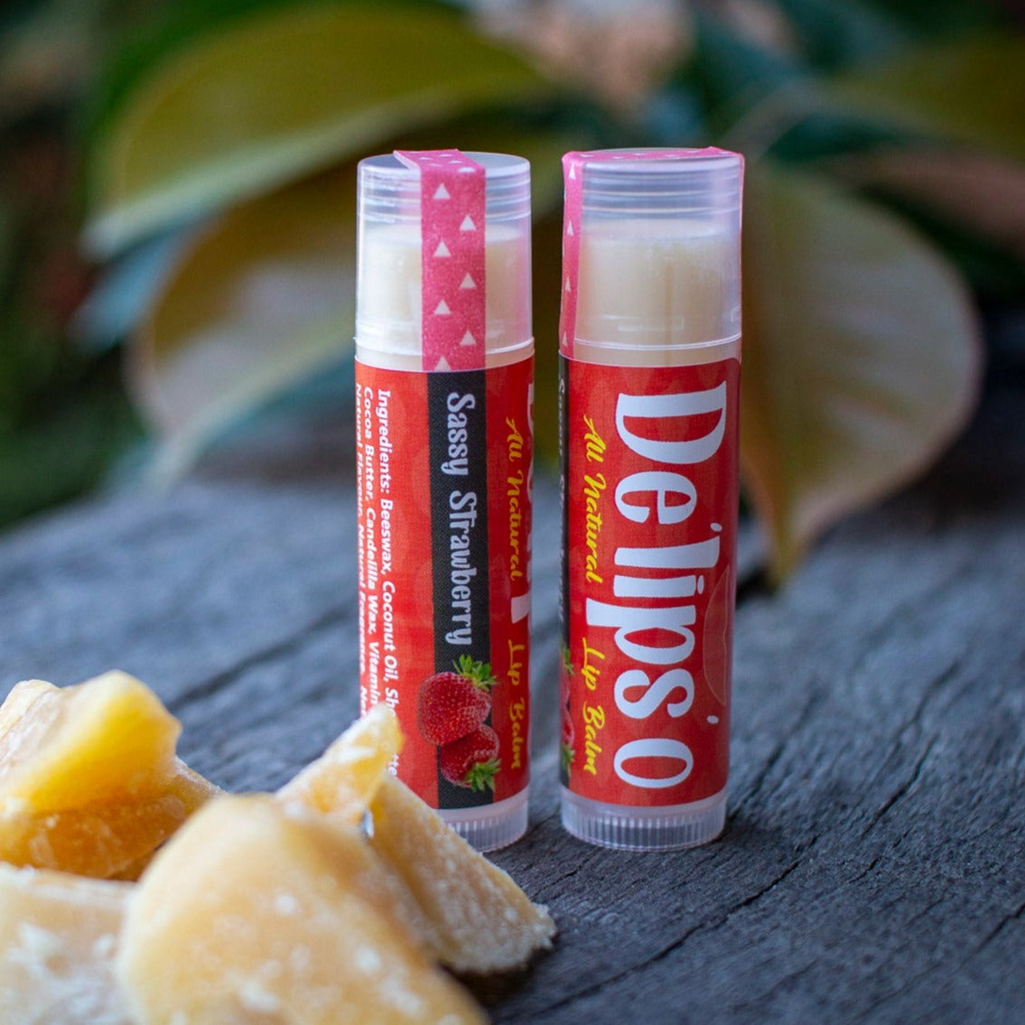 Sassy Strawberry all natural Lip Balm 5g Tube