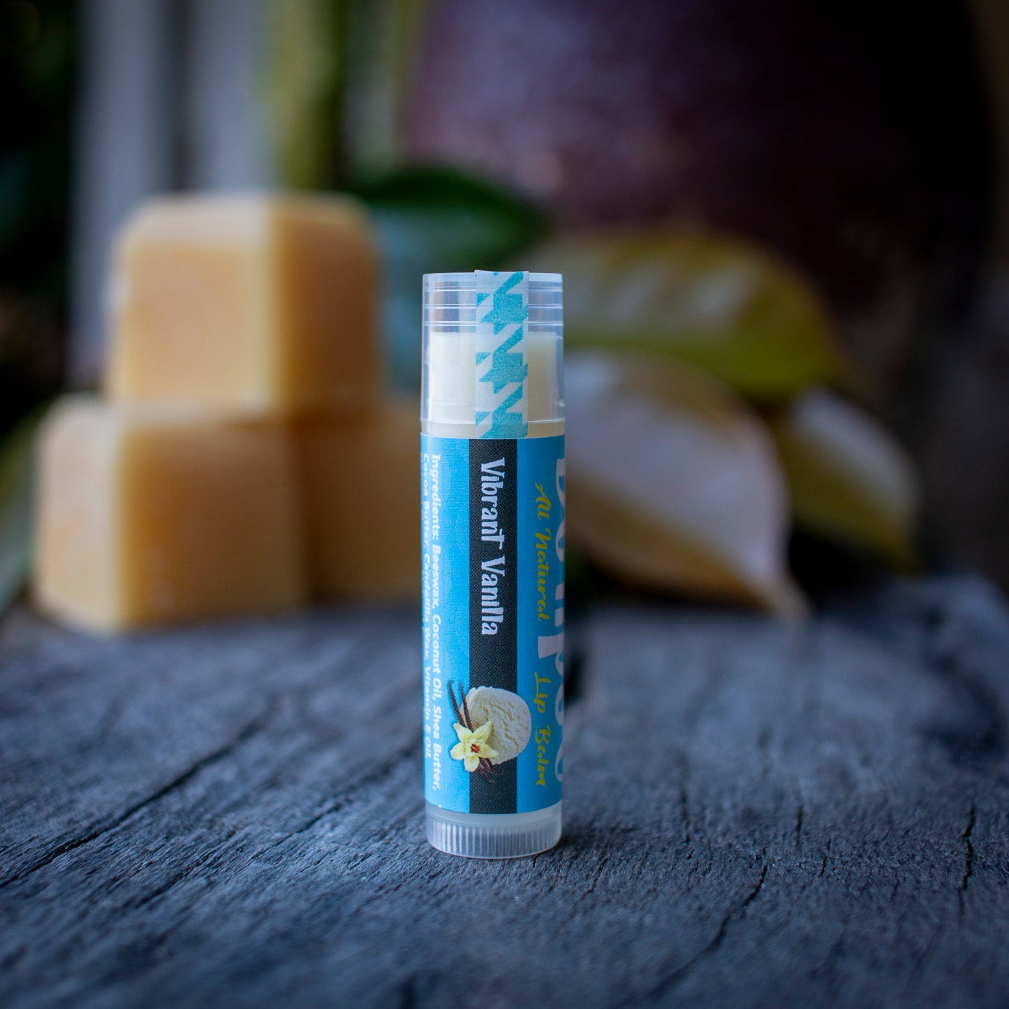 Vibrant Vanilla all natural Lip Balm 5g Tube Delipso