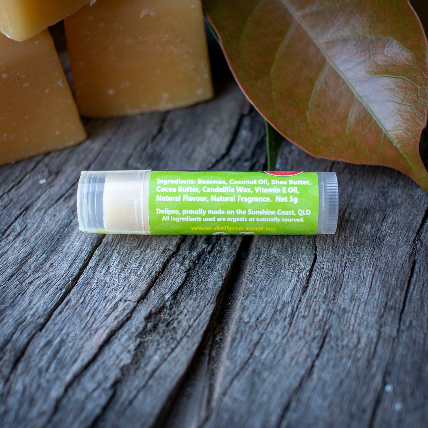 Wild Watermelon all natural Lip Balm 5g Tube Delipso